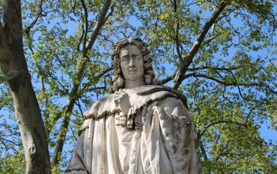 The French philosopher Montesquieu
