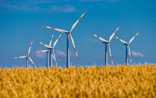 wind turbines